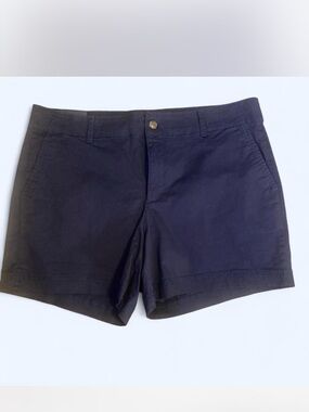 GAP Women's Navy Black Cotton Shorts